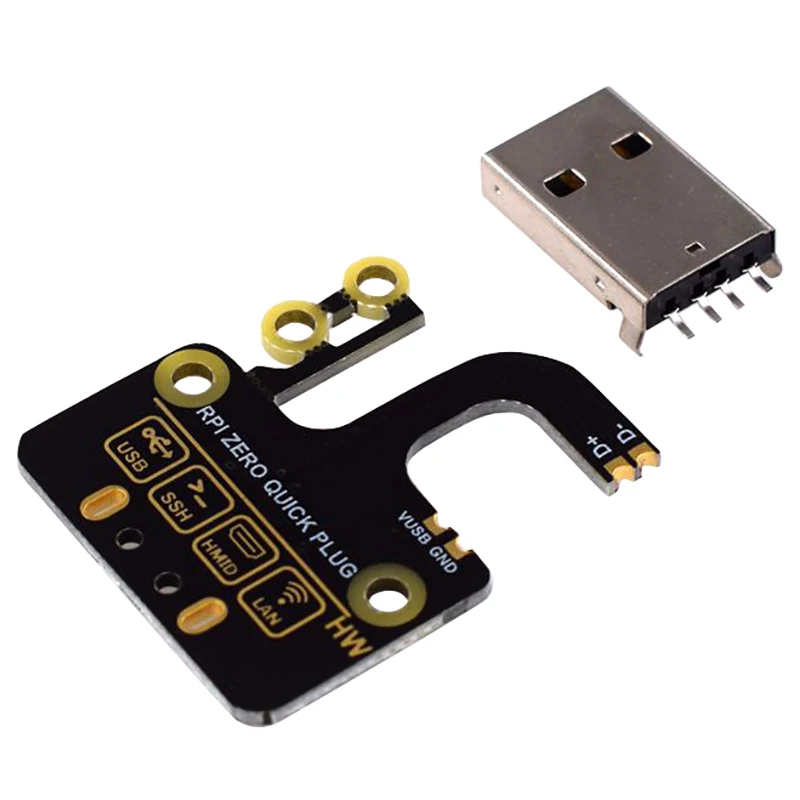 Плата-переходник Micro-Usb на Usb тип A плата расширения источник питания для Raspberry Pi Zero