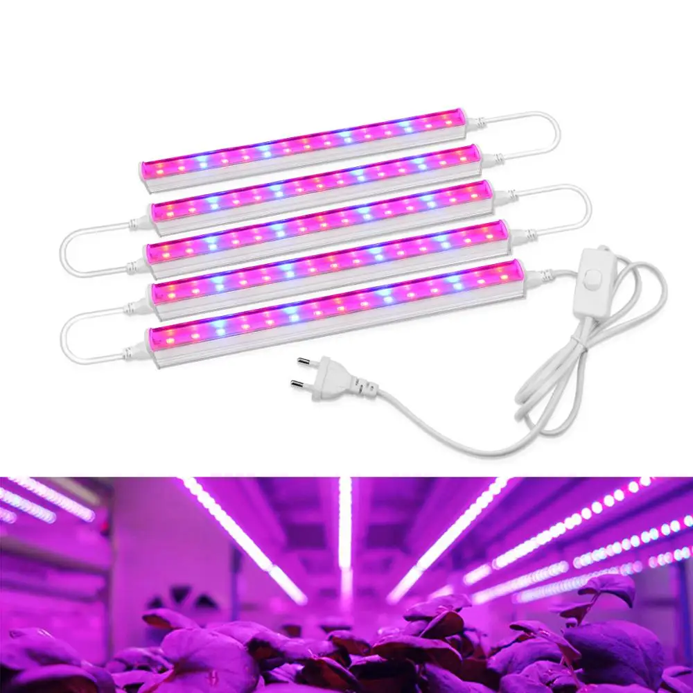 

Phyto lamp For Indoor Greenhouse LED Bar Full Set Connectable T5 Tube Flower Plant Grow Home Lighting 110V 100V 220V