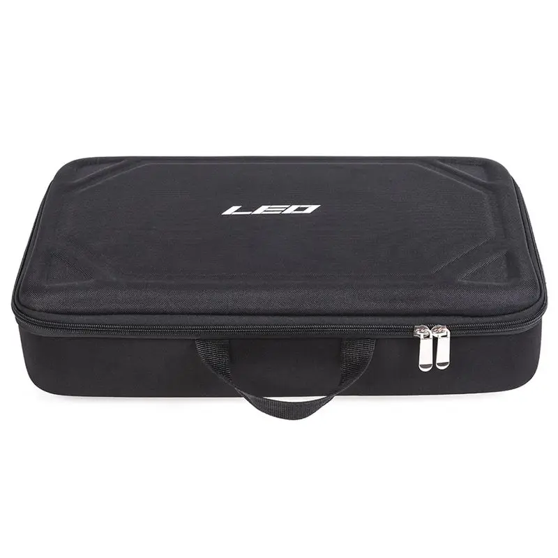 

New LEO Square EVA hard shell package 41CM sponge fish wheel accessories tool box fishing bag peche fishing the carp