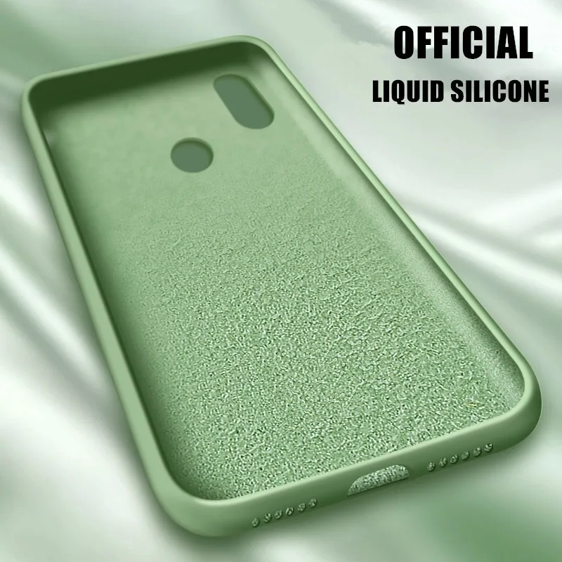 Оригинальные жидкие силиконовые чехлы для Xiaomi Redmi Note 7 8 Pro Case 6 6A 7A K20 Mi 9 SE 9T CC9 CC9E A2 A3