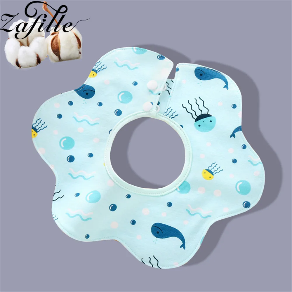 ZAFILLE Baby Bibs 360 Degree Rotation Stuff Kids Bandana Burp Cloth Soft Newborn Infant Saliva Towel Accessories | Детская одежда и