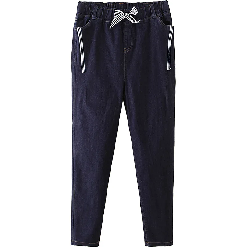 Весна 2020 модные джинсы с высокой талией женские узкие брюки хлопковые тонкие