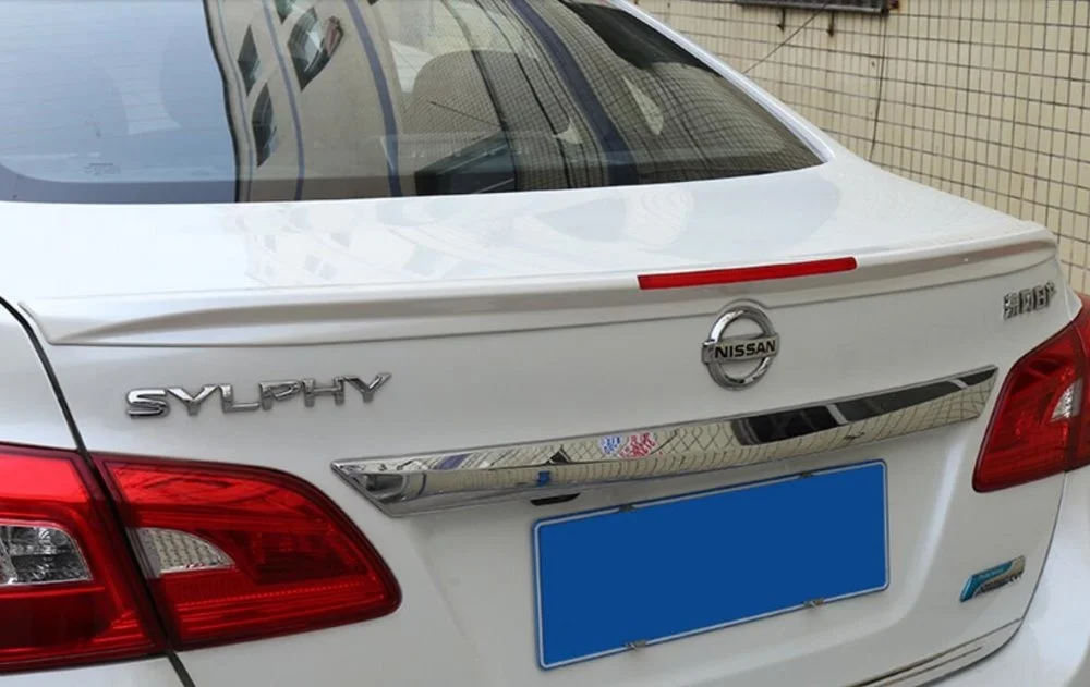 

Osmrk, новый стиль, Неокрашенный задний спойлер из АБС-пластика для Nissan sentra sylphy 2012-2016, светильник кой