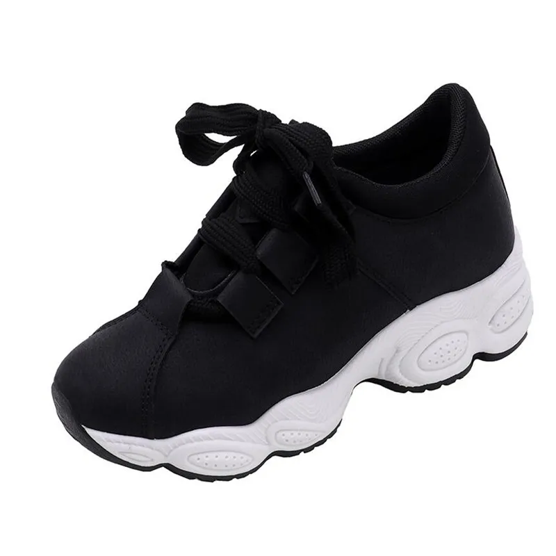 

Женские кроссовки для бега, визуально увеличивающие рост, кроссовки для ходьбы, спортивная обувь для студентов, розовые, Zapatillas Mujer Deportiva, осе...