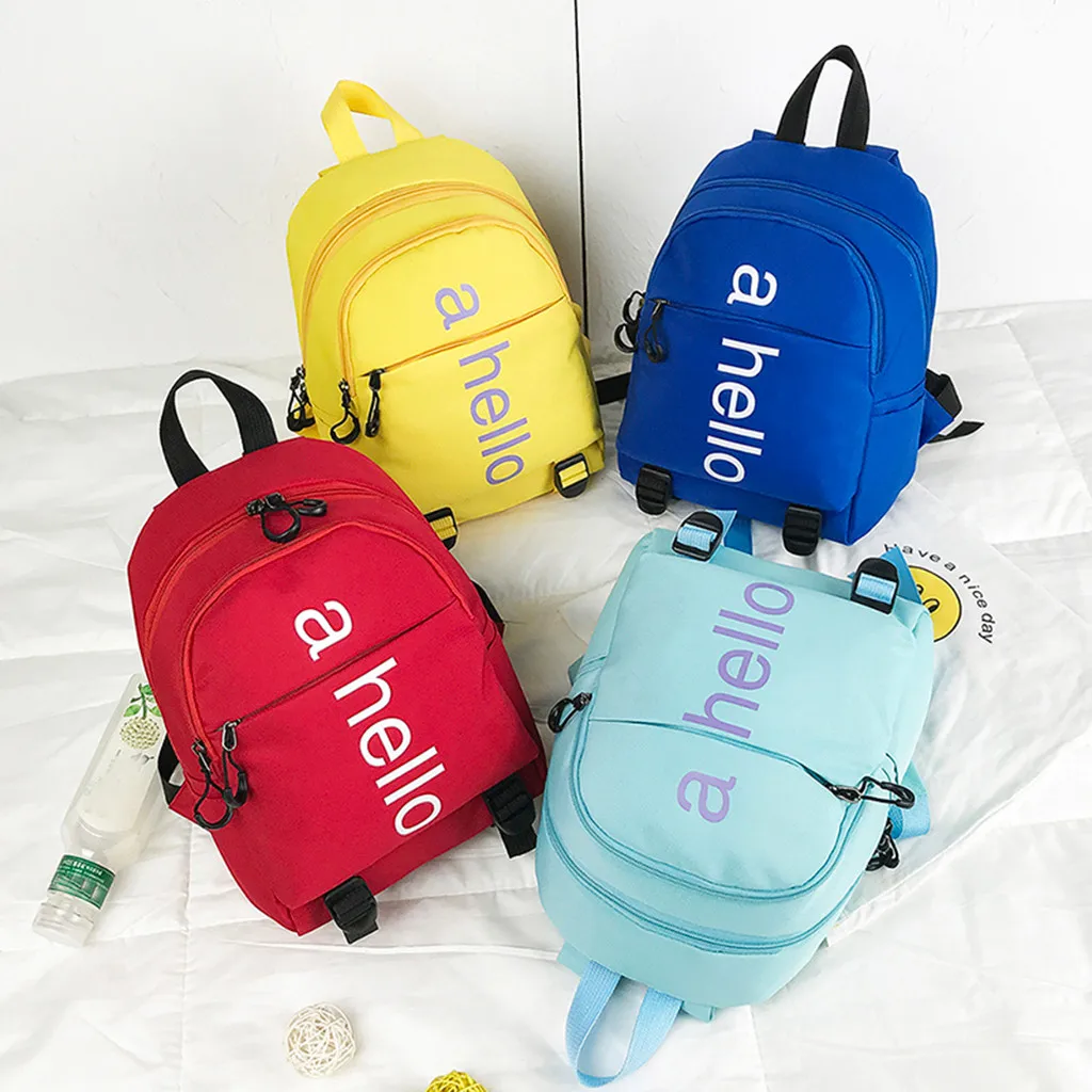 Изоляционный Детский рюкзак для мальчиков и девочек вместительный холщовый на