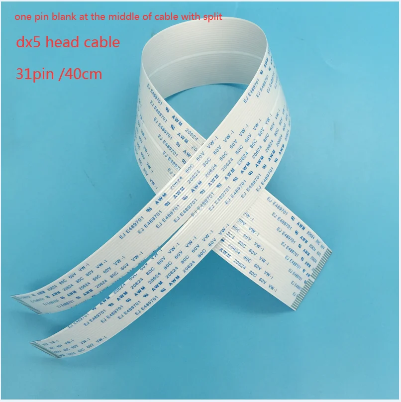 8 шт. для головки e-pson DX5 кабель передачи данных 31 штырь 40 см F186010 принтера Niprint X-Roland