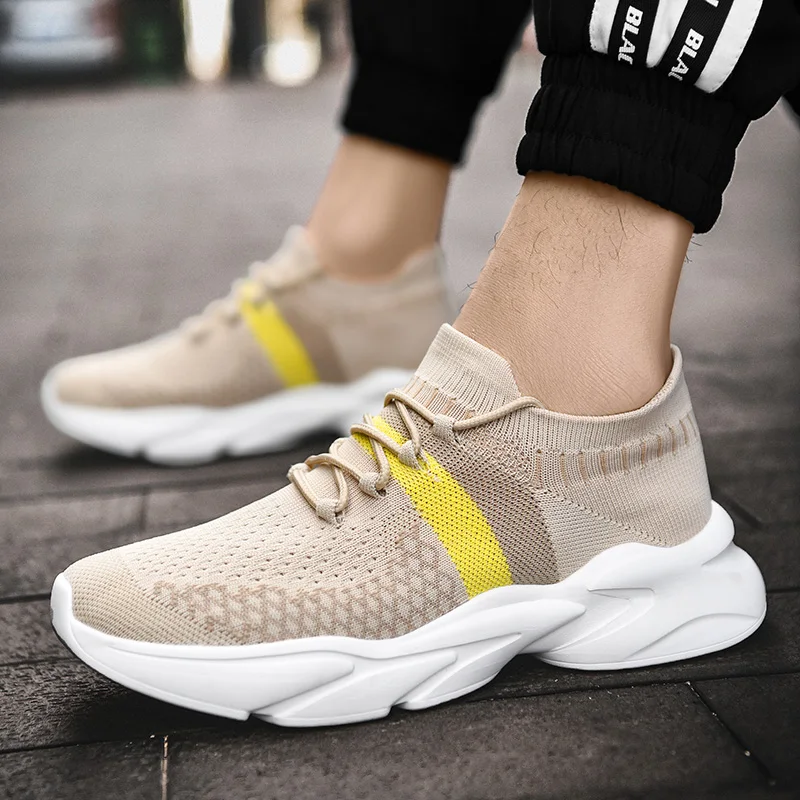 Men Casual Shoes Light Outdoor Sneakers 2021 Summer New Fashion Male Walking Footwear Comfortable Breathable |