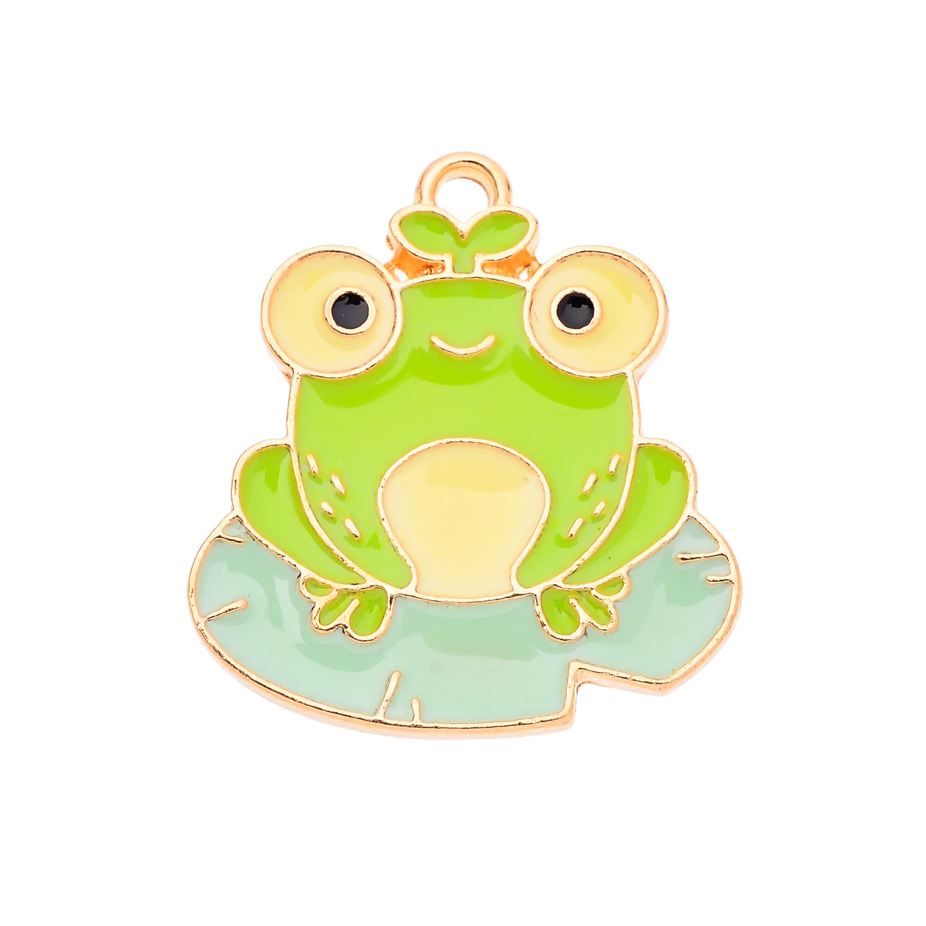 10 шт. подвески в виде лягушек |