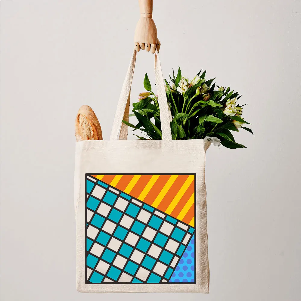 Эко Пользовательские Хлопок Холст tote напечатанные дружественные сумки с