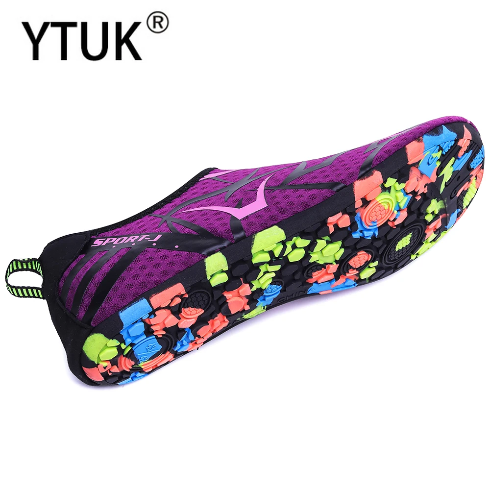 

YTUK Men Stretch Fabric Slip-on water shoes women soft Breathable Gym shoes Women Quick dry Beach swimming Upstream Shoes