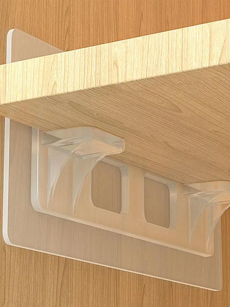 

Подставка для полки без отверстий, клей, держатели для разделений шкафов, шкафов, подставка для полки шкафа, зажимы, настенные вешалки, фикси...