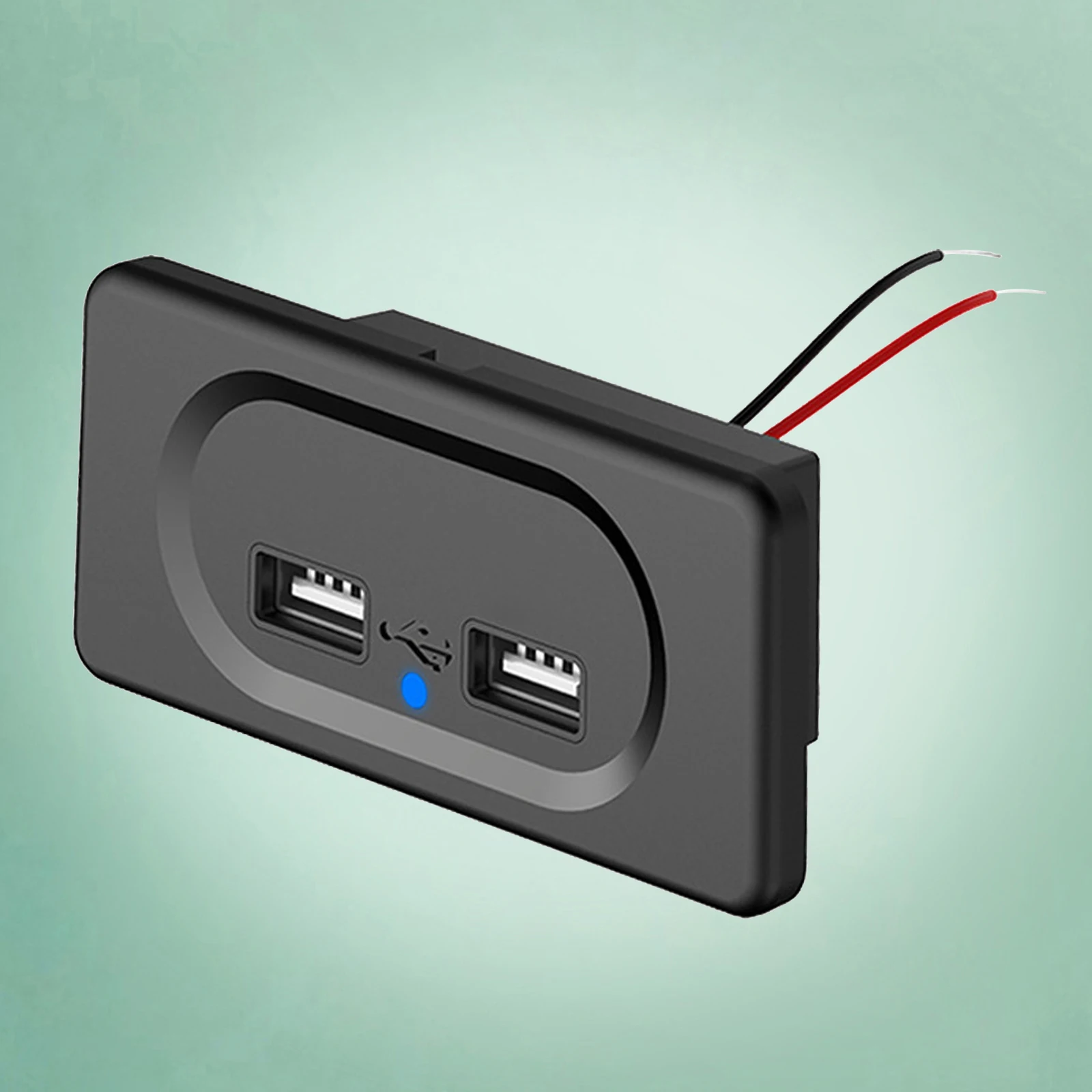

2 Port Dual USB Charger Socket Quick Charge for Car RV Power Adapter Outlet