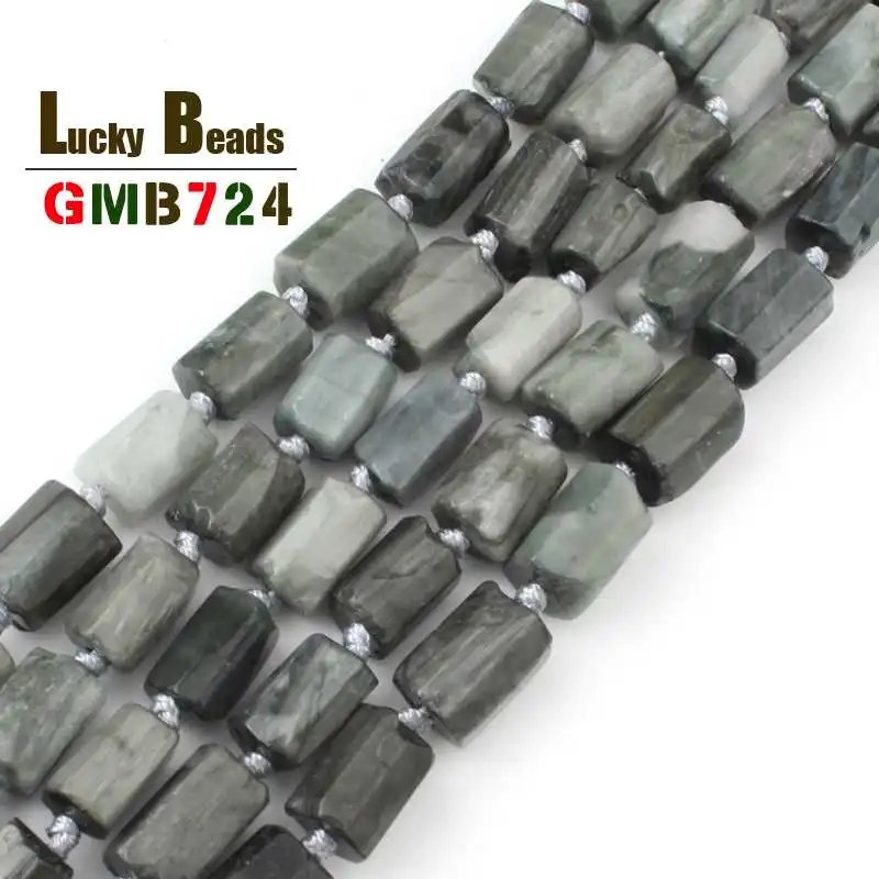 8*11 мм натуральные Ястребиные бусины цилиндрические граненые свободные каменные