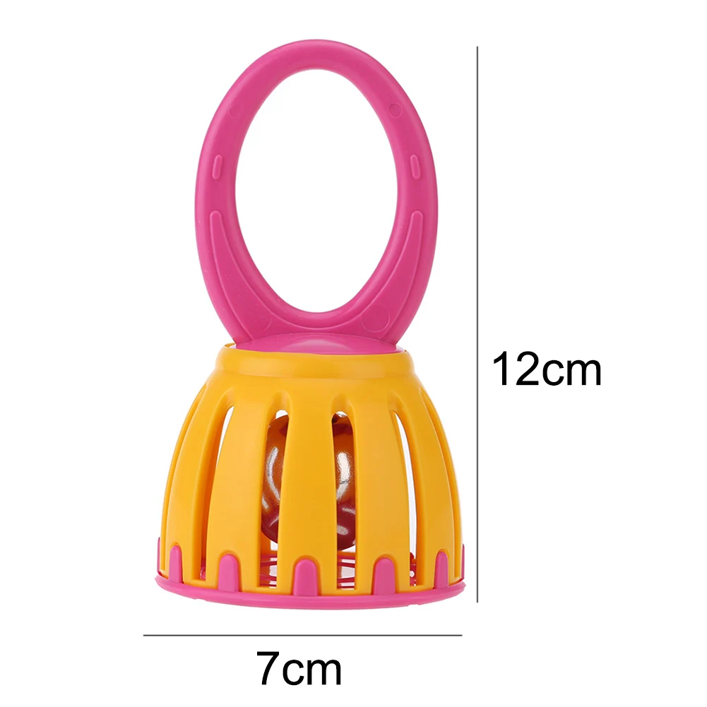 

Mini Cage Bell Rattle Percussion Musical Instrument Educational Kids Toy