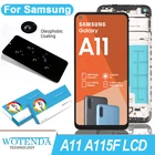 100% Оригинальный дисплей 6,4 ''для Samsung Galaxy A11 A115F A115FDS, полный ЖК-дисплей, сенсорный экран, дигитайзер, запасные части