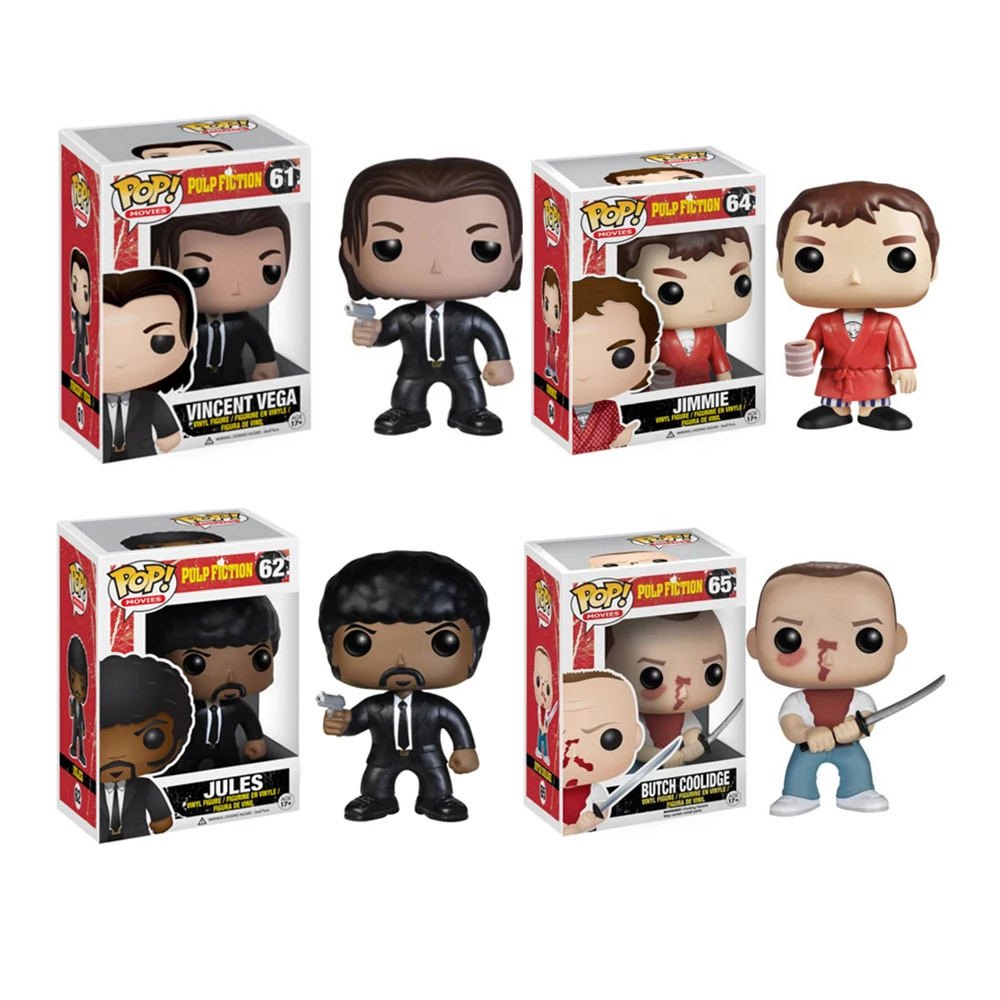 Funko POP Pulp fiction Jules Vincent Vega виниловые фигурки игрушки подарки|Игровые и трансформеры|