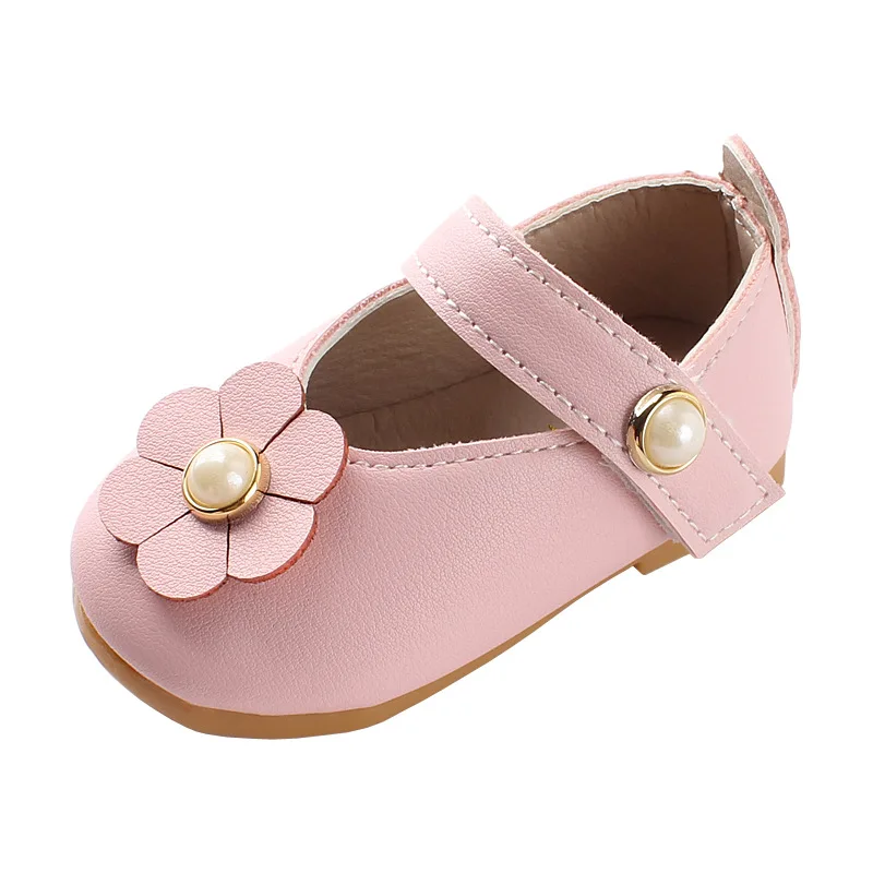 Стельки 11 13 см Сезон весна осень Новый От 0 до 2 лет принцесса кожаные туфли с