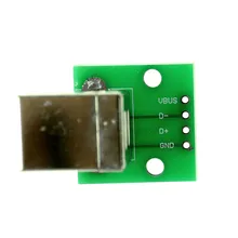 Плата адаптера Mini Usb к Dip гнездовой разъем встраиваемый Тип B