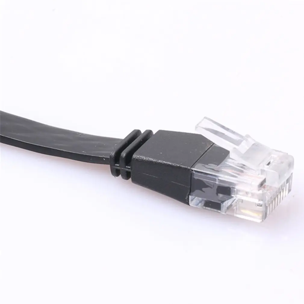 Выдвижной Ethernet кабель сетевой Cat6 полный Медь на плоской подошве масштабируемый