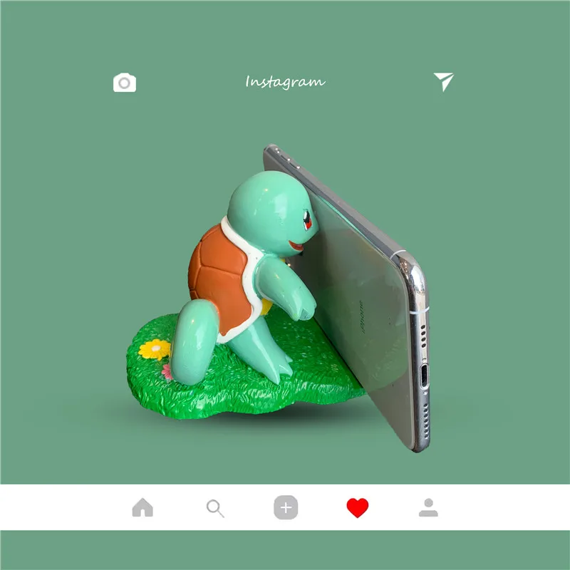 Высокое качество милый мультяшный покемон Squirtle Charmander, Бульбазавр, Гараж Комплект универсальная настольная подставка для мобильного держатель телефона Подставка