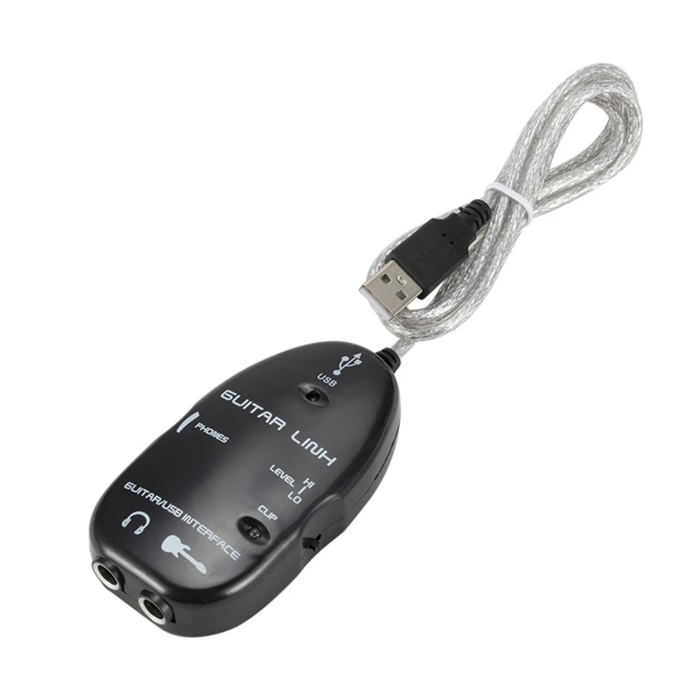 Полезная гитара для USB интерфейса Соединительный кабель адаптер аудио разъем