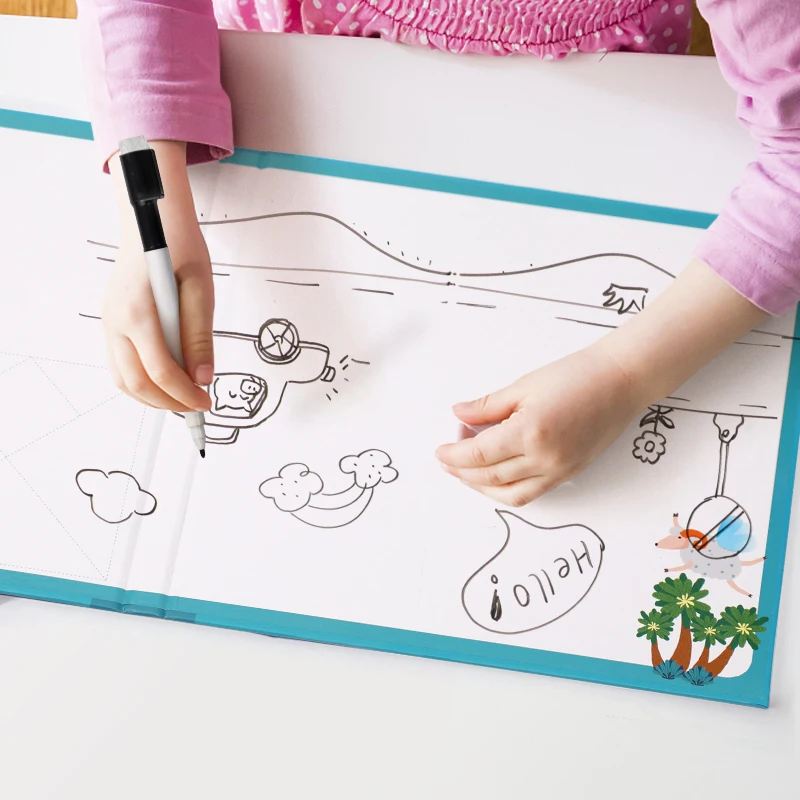 Магнитные 3D головоломки Монтессори игра с животными танграмма пазл доска