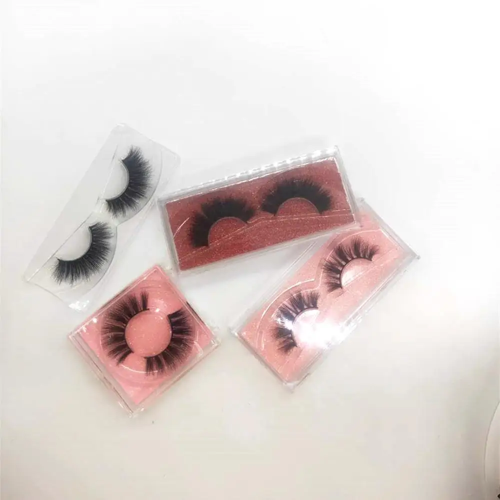 

Hot selling free shipping 20-22mm natural style 100% mink eyelash strip lash 5D for women