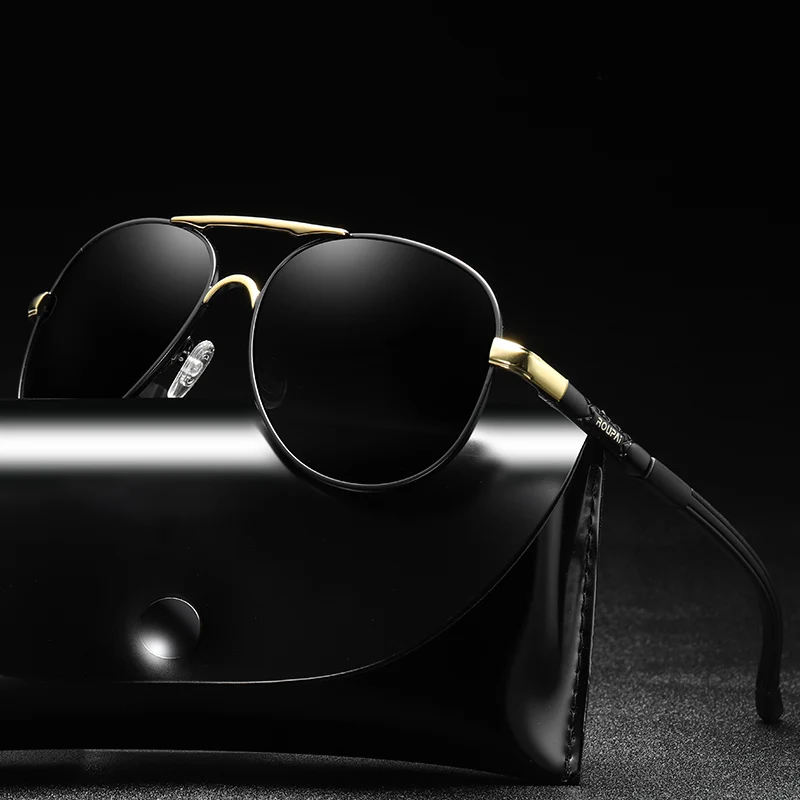 Мужские поляризационные солнцезащитные очки брендовые дизайнерские модные