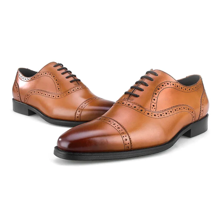 Мужская обувь из 100% натуральной кожи Wincheer черная официальная в деловом стиле