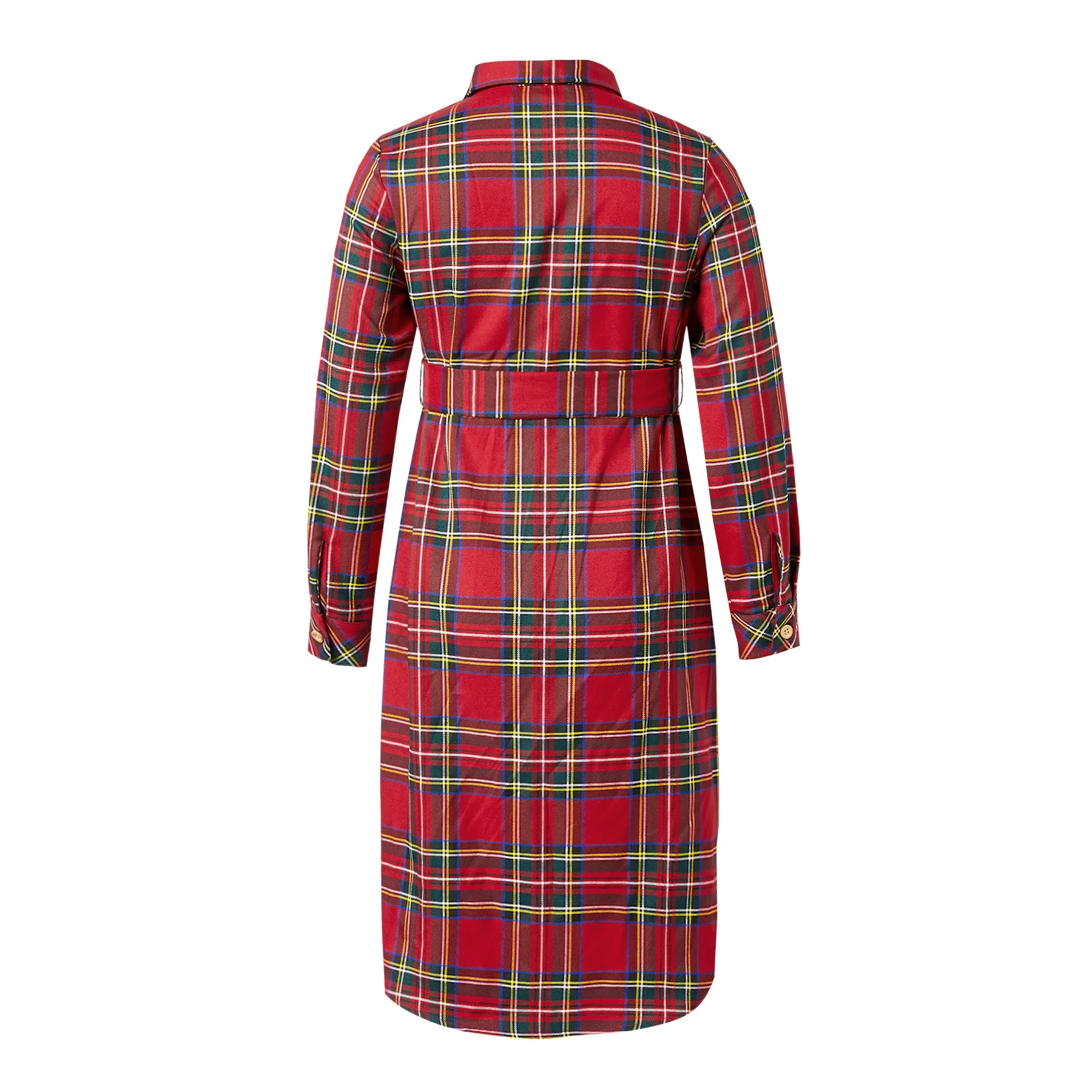 Новое поступление 2021 рубашка-поло для беременных красная рубашка средней длины с