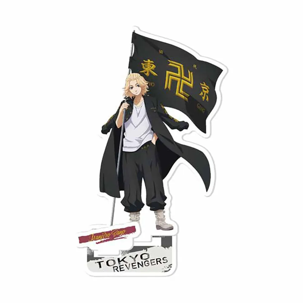 

Anime Figure Tokyo Revengers Takemichi Hinata Atsushi Manjiro Ken Acrylic Stand Model Plate Desk Decor Standing Sign Fans Gifts