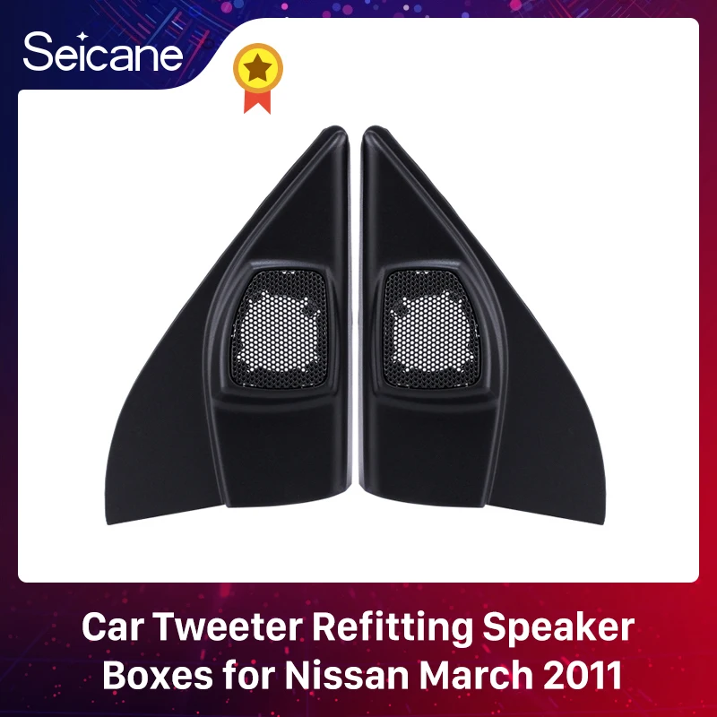 Seicane автомобильный твитер Восстановленный динамик коробки для 2011 Nissan March аудио