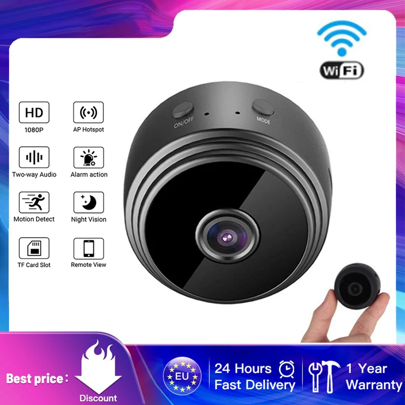 Новинка 1080P мини камера беспроводная Wi Fi IP для домашней безопасности