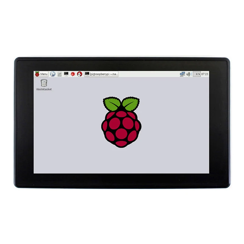 Raspberry Pi сенсорный экран 7 дюймов IPS емкостный дисплей 1024*600 ЖК-дисплей + чехол для 4B