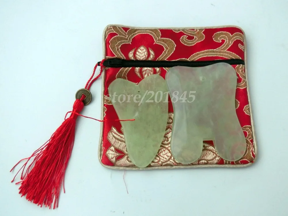 Инструменты для Массажа Гуаша 2 шт. пластины соскабливания тела уход за здоровьем