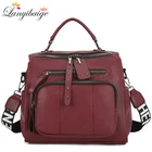 Новинка 2021, рюкзак высокого качества из мягкой искусственной кожи, рюкзак для женщин, большой дорожный рюкзак, школьные сумки для девочек-подростков, сумки на плечо