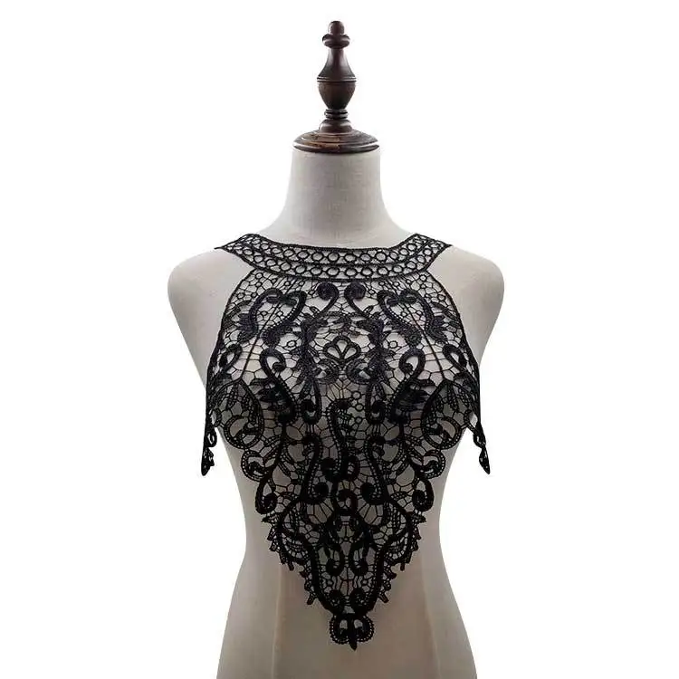 Женское кружевное платье с вышивкой Элегантное Белое и черное большого размера 3D