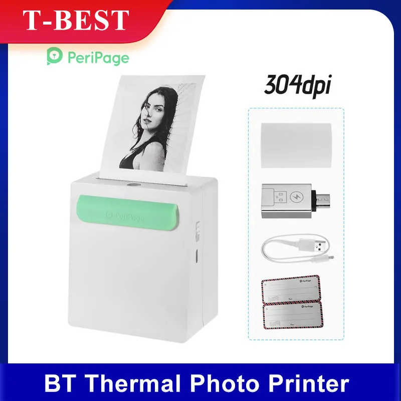 PeriPage A8 портативный мини карманный беспроводной BT Термопринтер для фотографий