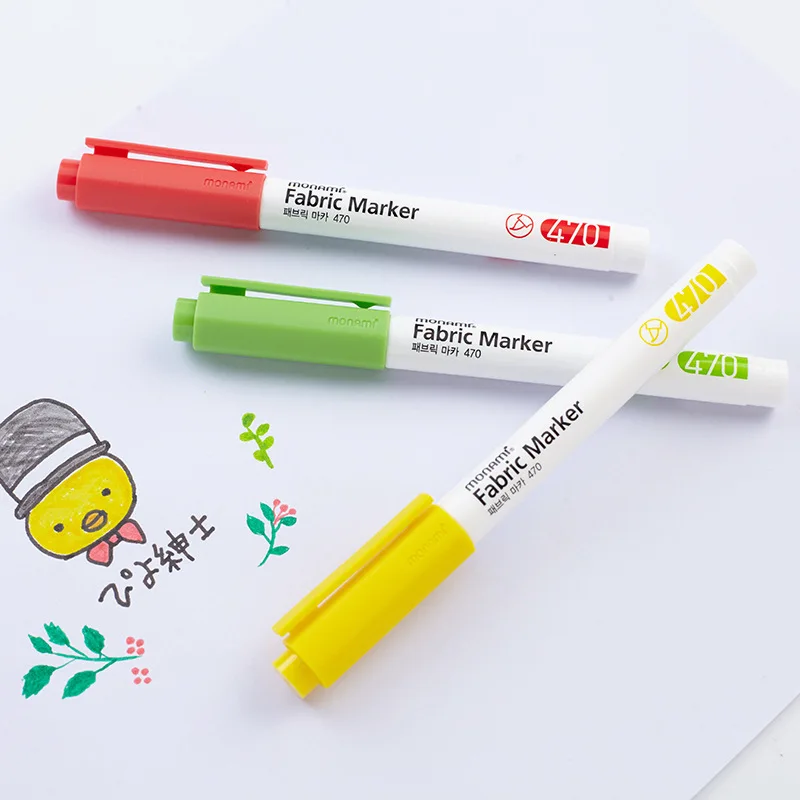 Набор для рисования одежды Monami 470 Тканевая обувь принадлежности корейские