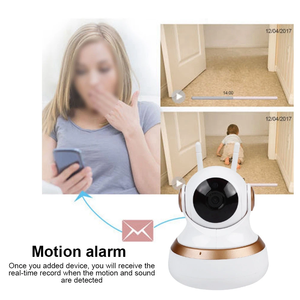 

1080P HD WiFi Intelligent IP Camera Wireless Motion Video Surveillace Alarm Camera Security Protection Supplies