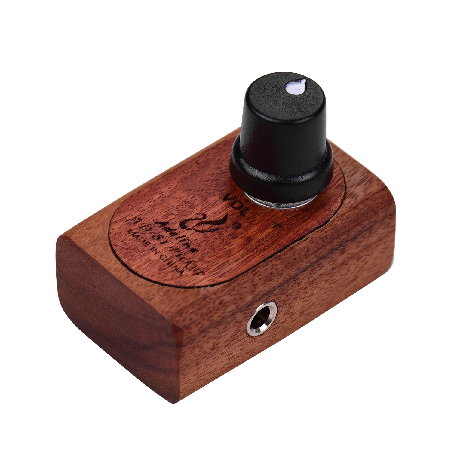 

Adeline AD-81 Self-adhesive Wooden Guitar Pickup Transducer with Volume Control 3.5mm Output Audio Cable for Guitar Parts