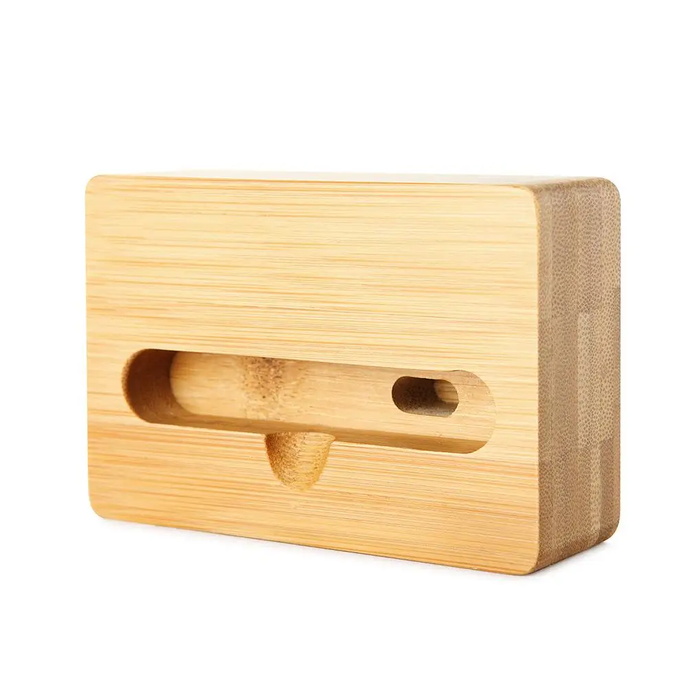 mobile phone holders wood bamboo phone stand holder bracket with sound amplifier for android iphone mobile phone accessories free global shipping