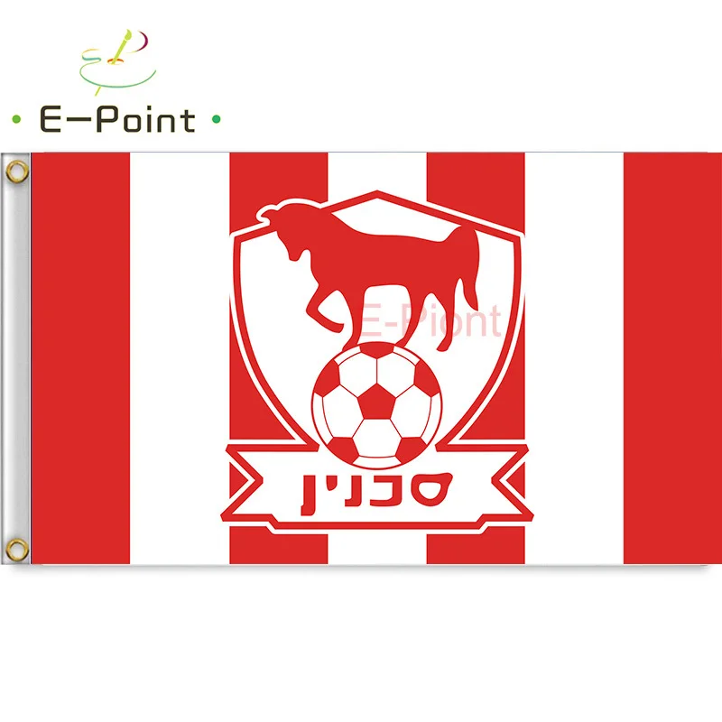 

Израиль Хапоэль бнеи Сахнин FC Сахнин 3 фута * 5 футов (90*150 см) размер рождественские украшения для дома флаг баннер тип в подарки