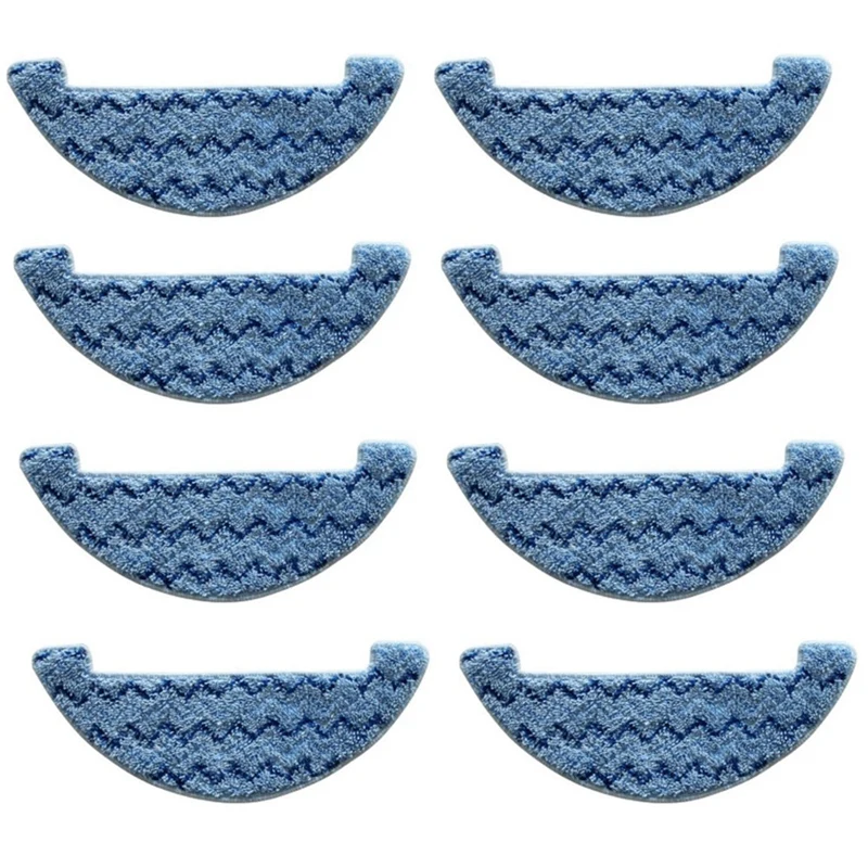 

8Pcs Mop Pads Cloth Replacement for Ilife A7 A9S Mop Washable Reusable Pads Cleaning Cloths Mop Cloth