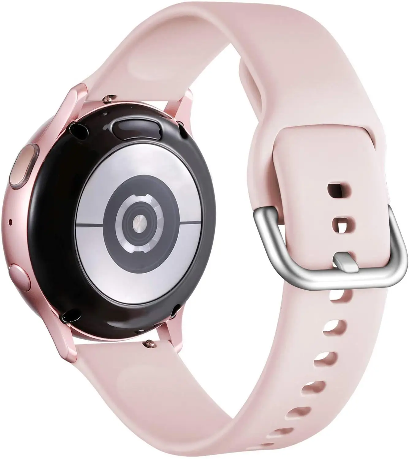 Силиконовый браслет 20 мм для Samsung Galaxy Watch Active 2 40/44 спортивный смарт-браслет 22