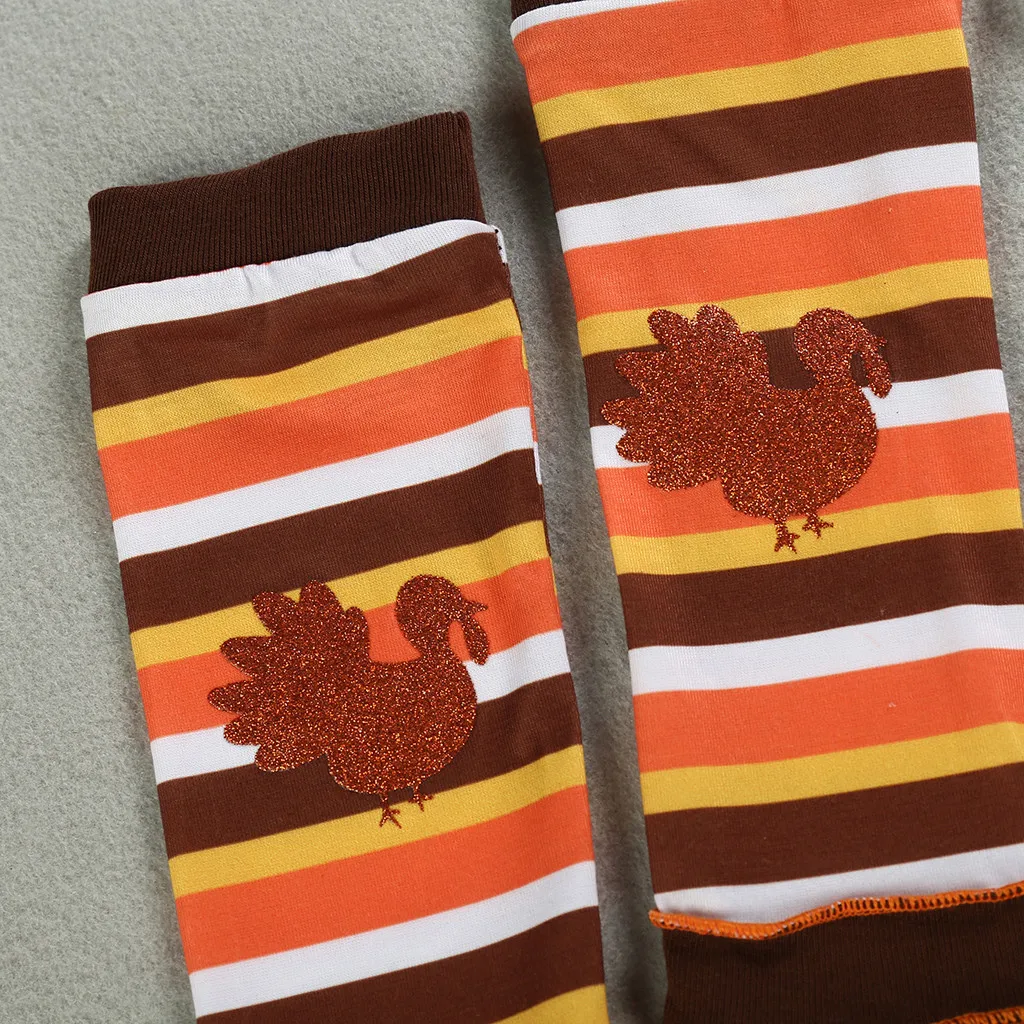 Одежда для Дня благодарения новорожденных Модный комплект одежды маленьких