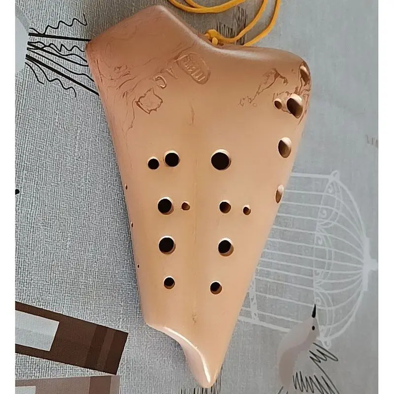 Отличный звук профессиональная производительность 16 отверстий 2 трубы ocarina