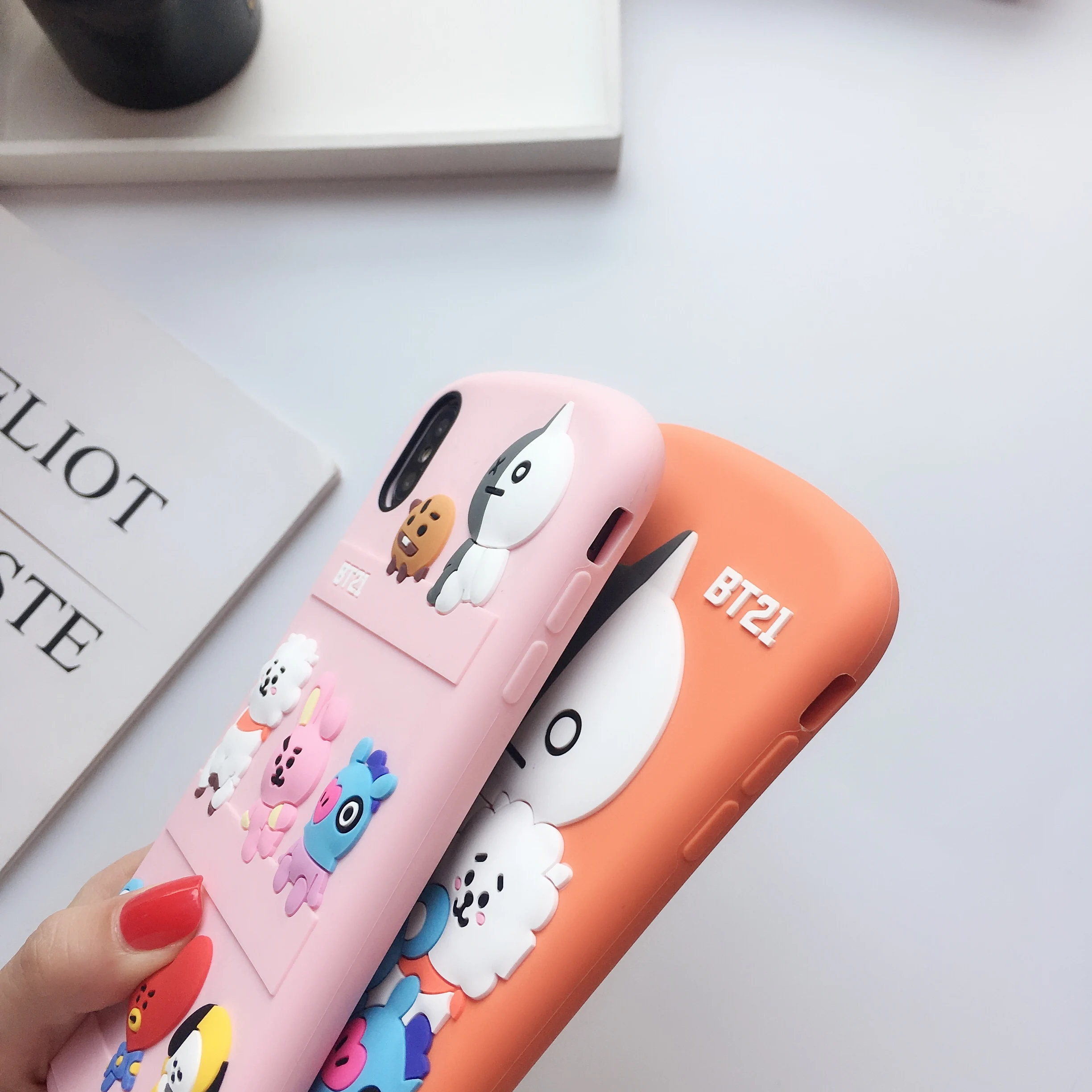 Силиконовый чехол с 3d-рисунком для iPhone XS MAX XR X 8 7 6S Plus чехлы изображением Минни