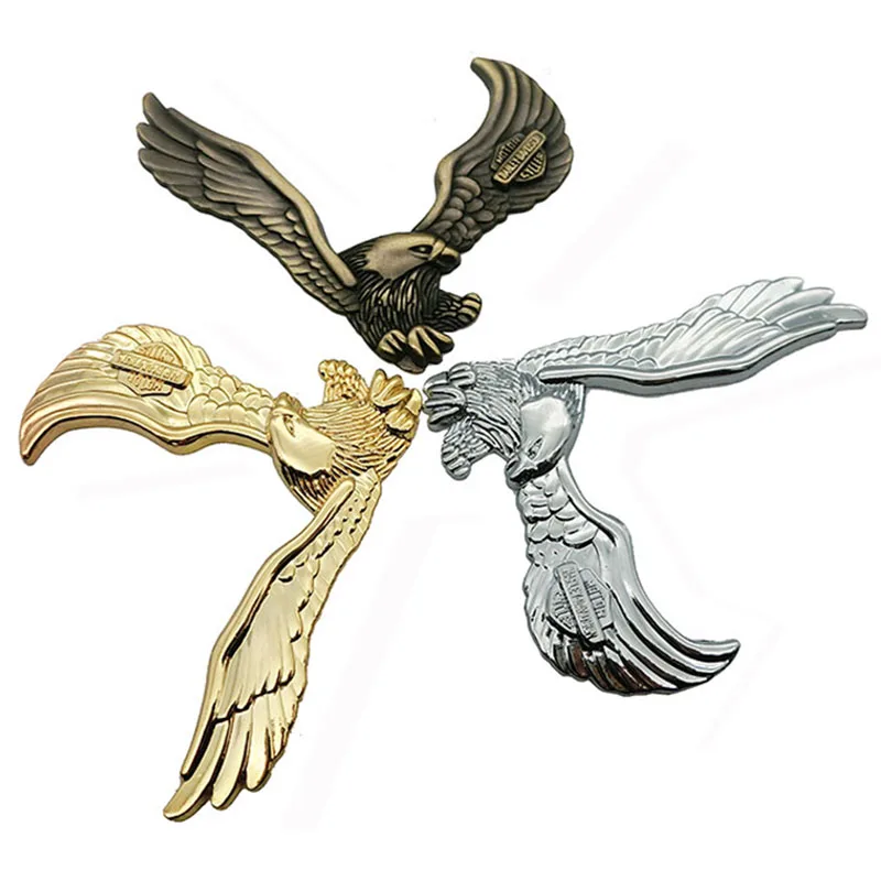1 шт. 3D металлические украшения для автомобиля наклейки с животными логотип орла