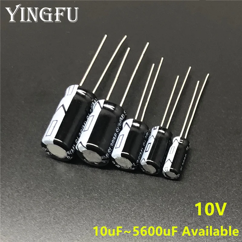10V 10/33 47 (Европа)/56/100/220/270/330/390/470/560/680/820/1000/1200/1500/1800/2200/2700/3300/3900/4700/5600 мкФ